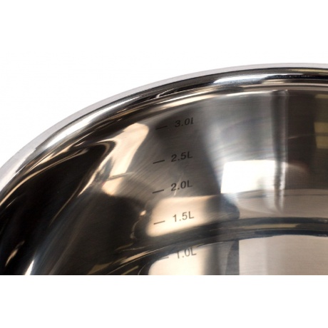 Кастрюля с крышкой SCANDINAVIA 3.3л 20см - фото 6