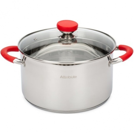 Кастрюля Attribute Steel Azimut ASH024 24х135см 58л отличное состояние 1881₽