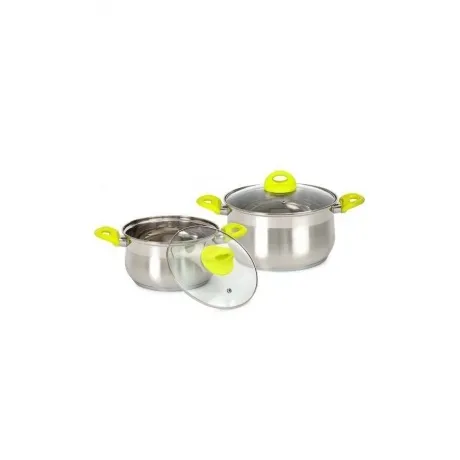 Набор кастрюль ATTRIBUTE STEEL GLORY 4 пр. (3.5л + 6.0л), ASS200