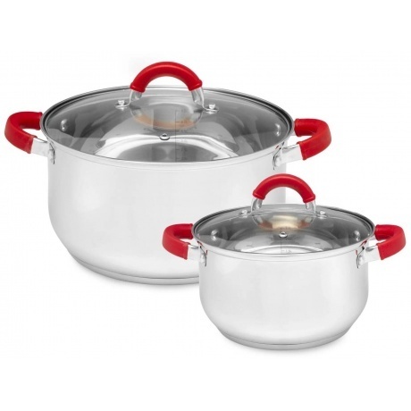 Набор кухонной посуды DELICE 4пр ATTRIBUTE STEEL ASD001 - фото 1