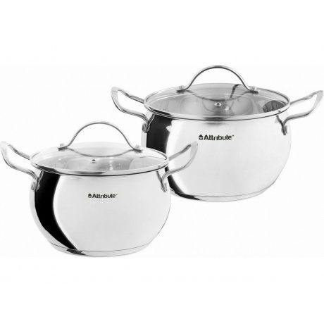 

Набор кухонной посуды ATTRIBUTE STEEL OPTIMA 4пр