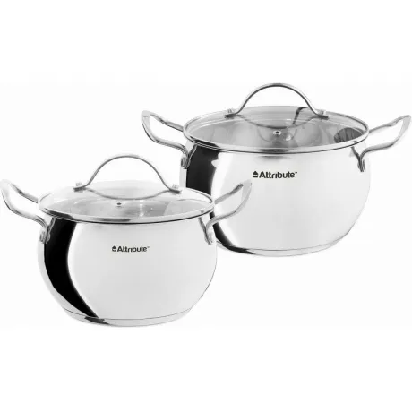 Набор кухонной посуды ATTRIBUTE STEEL OPTIMA 4пр