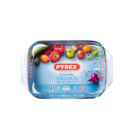 Блюдо Pyrex Irresistible 39х25см прямоугольное - фото 3