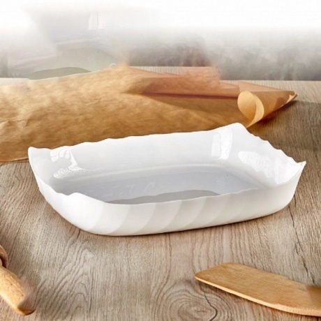 Блюдо для запекания LUMINARC СМАРТ КУЗИН ТРИАНОН прямоугольное 33х27см - фото 3