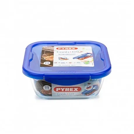 Блюдо для запекания и выпечки с крышкой PYREX COOK&GO 21х21см кв...