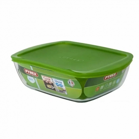

Блюдо для запекания и выпечки с крышкой PYREX COOK&STORE 25x22x7см квадратное