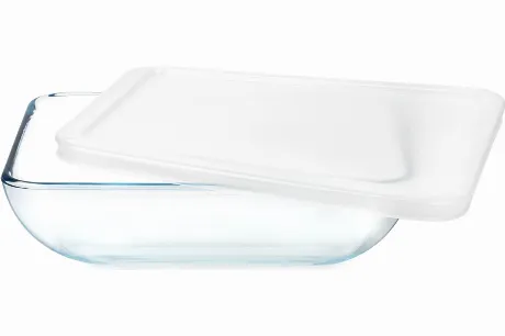 Блюдо для запекания и выпечки с крышкой DAILY 1.3л 22x17x6см пря...