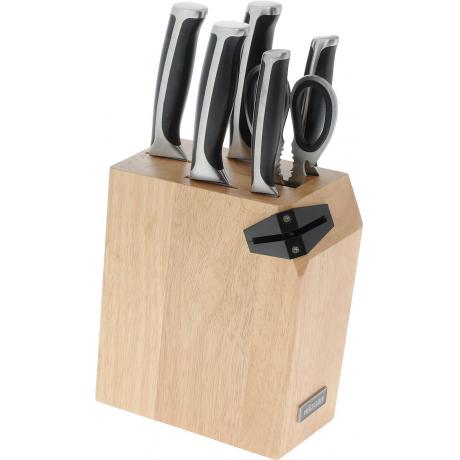 Набор ножей NADOBA URSA 5 шт, с ножницами, ножеточкой - фото 1