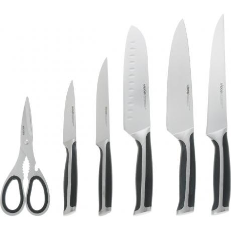 Набор ножей NADOBA URSA 5 шт, с ножницами, ножеточкой - фото 2