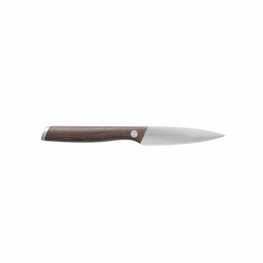 Нож для очистки Berghoff 8,5см, с рукоятью из темного дерева 1307157 - фото 1