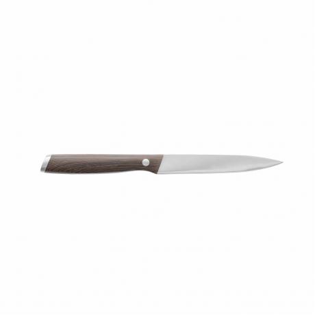 Нож универсальный Нож Berghoff 12см, с рукоятью из темного дерева - фото 1