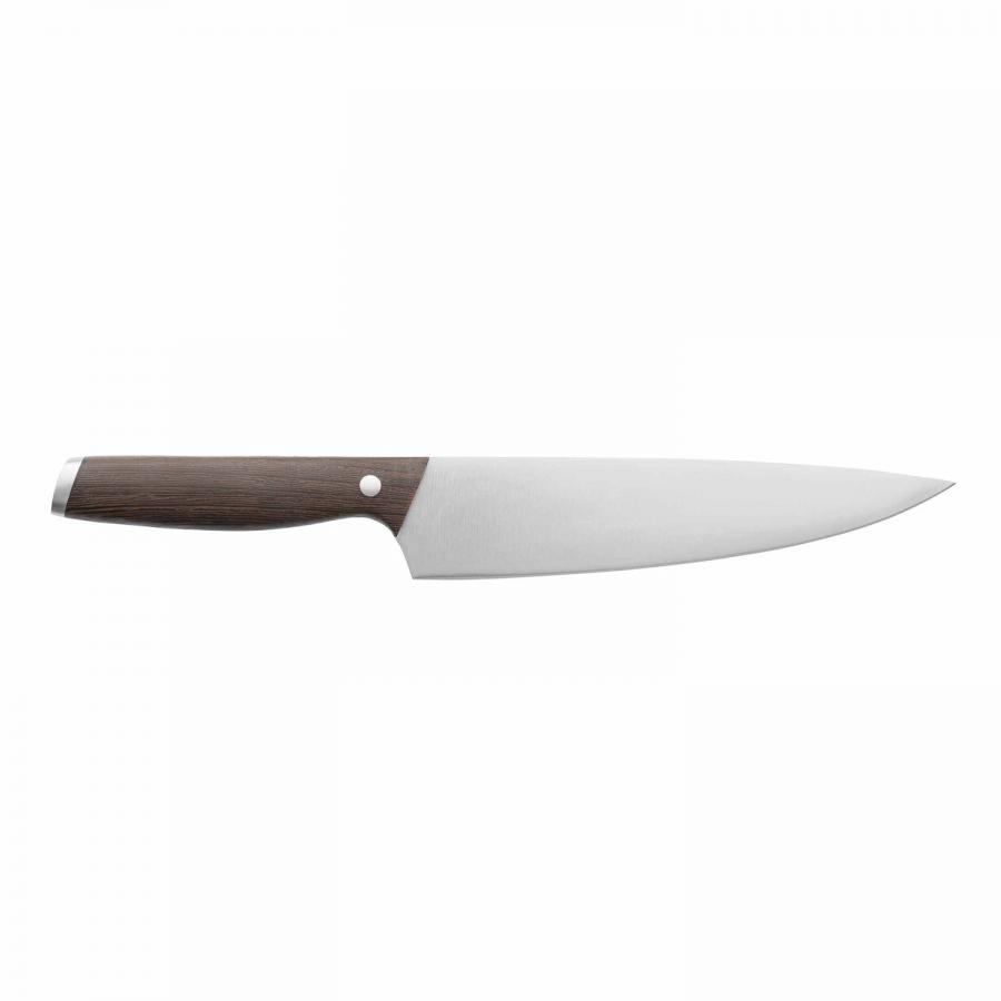 Нож поварской Berghoff 20см, с рукоятью из темного дерева 1307160 - фото 1