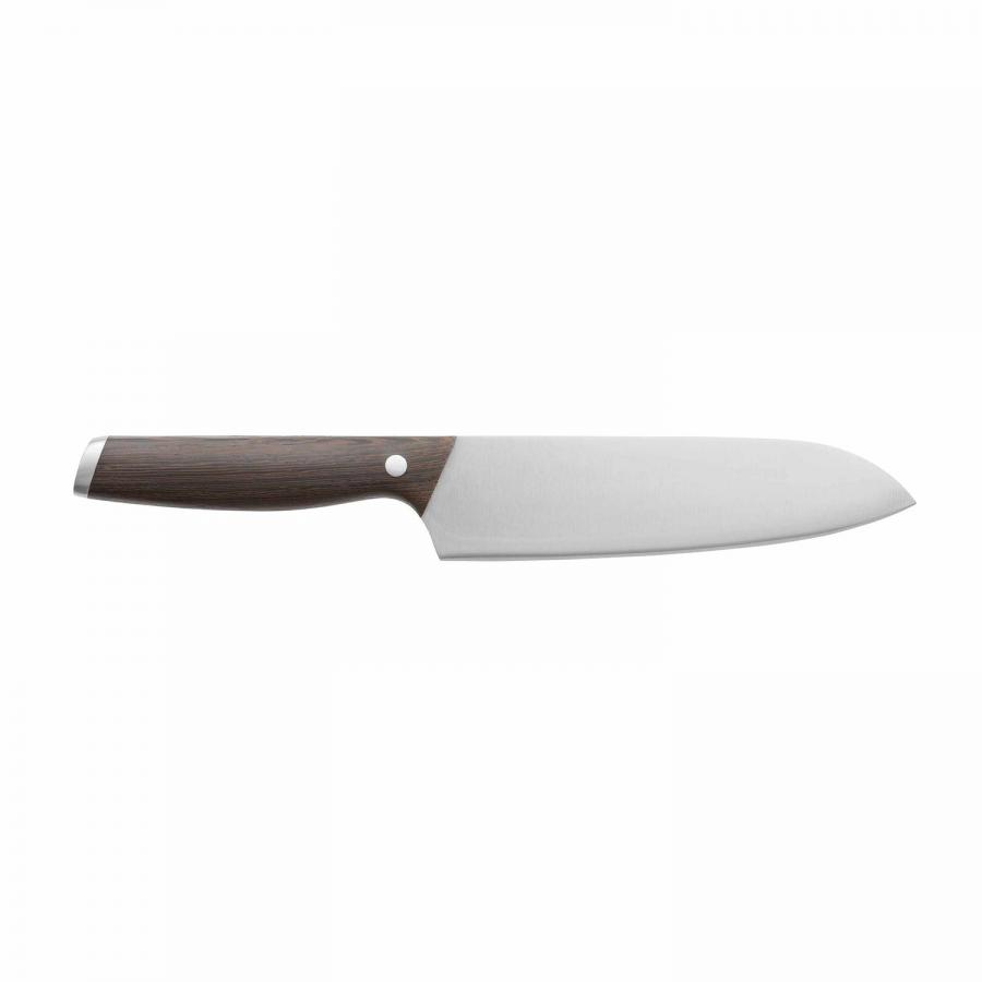 Нож сантоку Berghoff 17,5см, с рукоятью из темного дерева 1307159 - фото 1