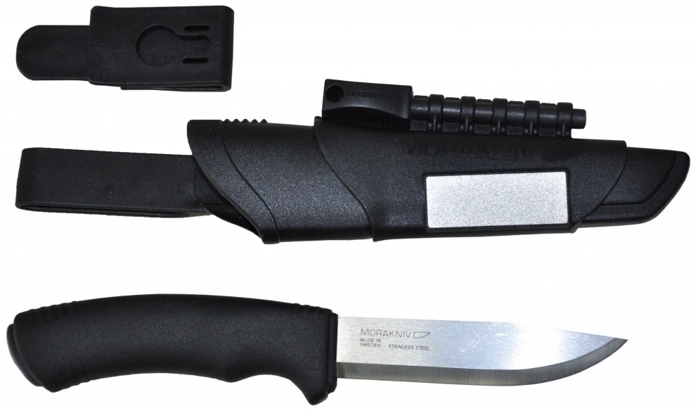 Нож разделочный Mora Bushcraft Survival (11835) черный - фото 1