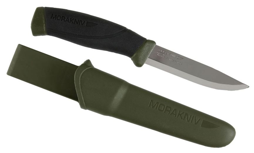 Нож разделочный Mora Companion (11827) темно-зеленый/черный - фото 1
