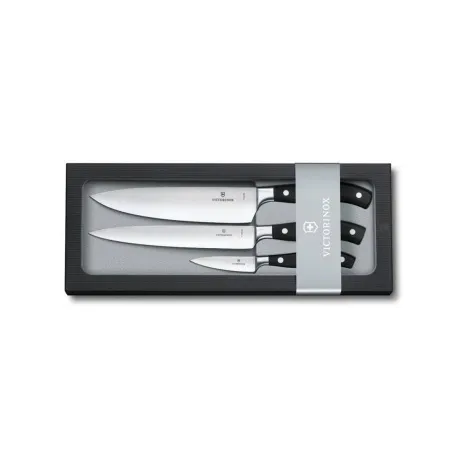 Набор ножей кухонных Victorinox Forged Chefs (7.7243.3) 3 шт чер...