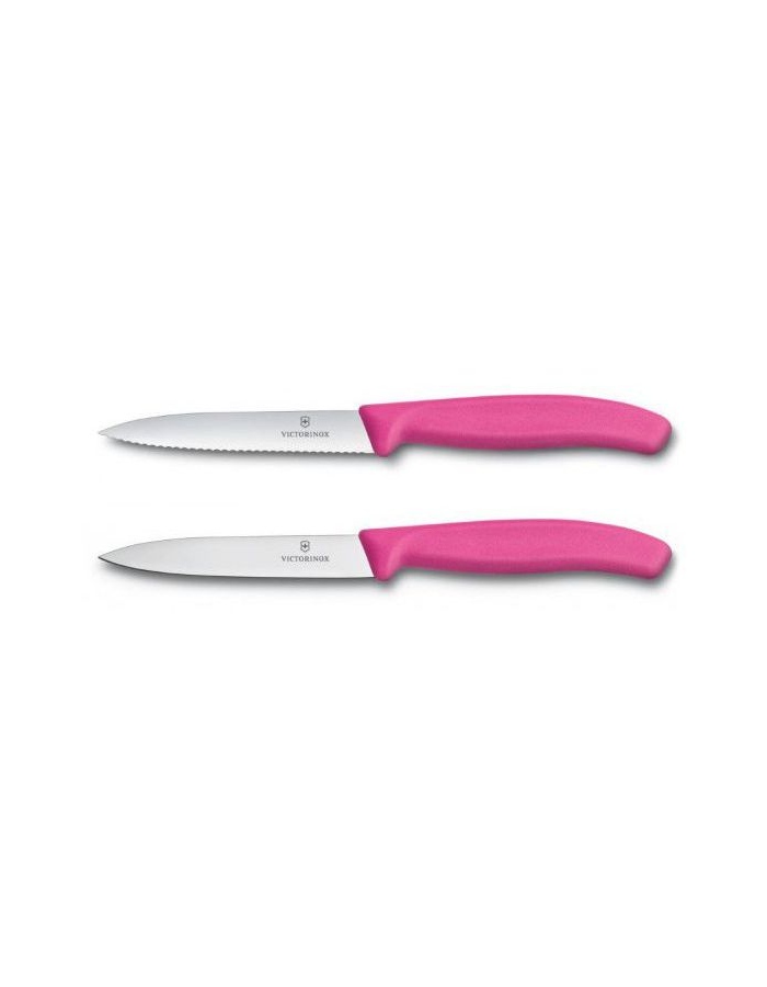набор кухонных ножей victorinox swiss classic розовый 6 7936 12l5b Набор ножей кухонных Victorinox Swiss Classic (6.7796.L5B) 2 шт розовый