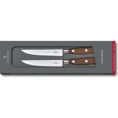 Набор ножей кухонных Victorinox Grand Maitre Steak (7.7240.2W) 2 шт дерево
