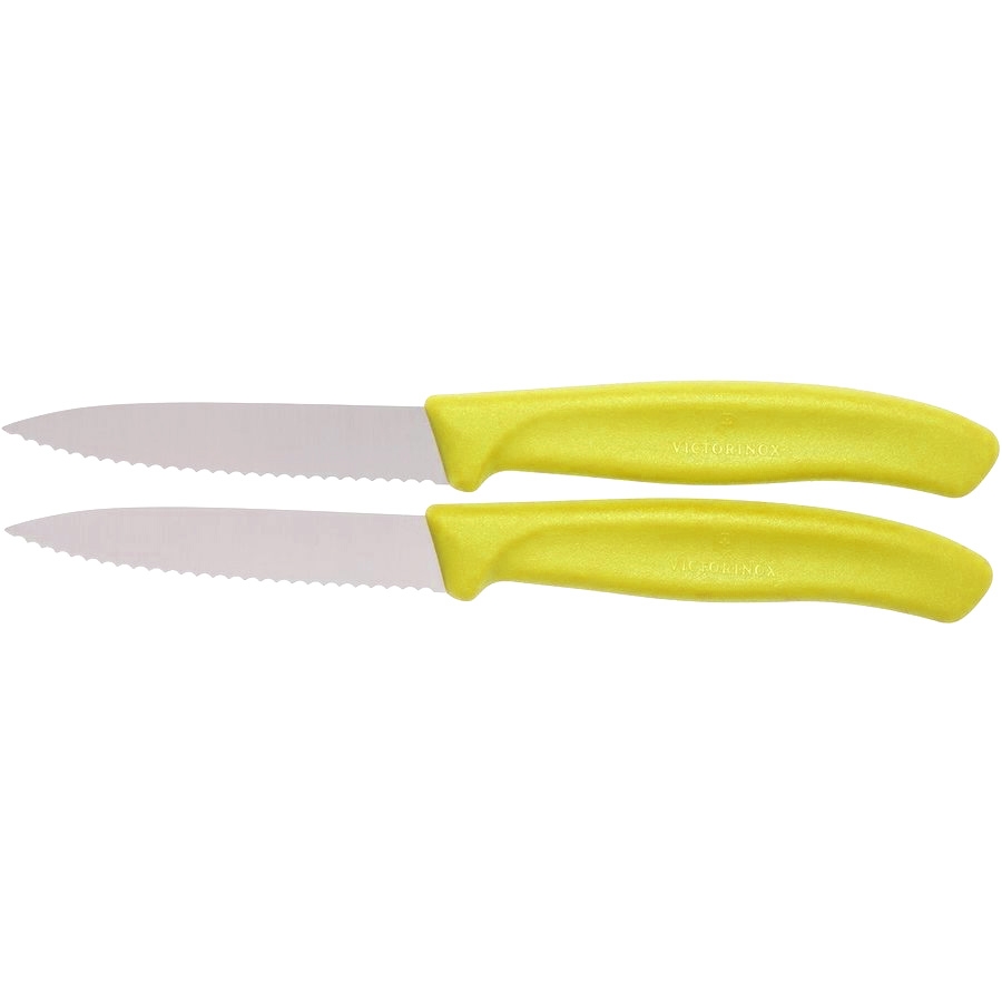 Набор ножей кухонных Victorinox Swiss Classic (6.7636.L118B) 2 шт желтый - фото 1