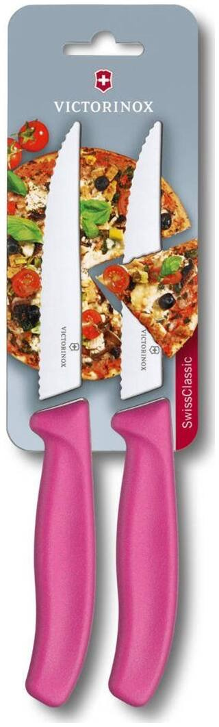 Набор ножей кухонных Victorinox Swiss Classic (6.7936.12L5B) 2 шт розовый - фото 1