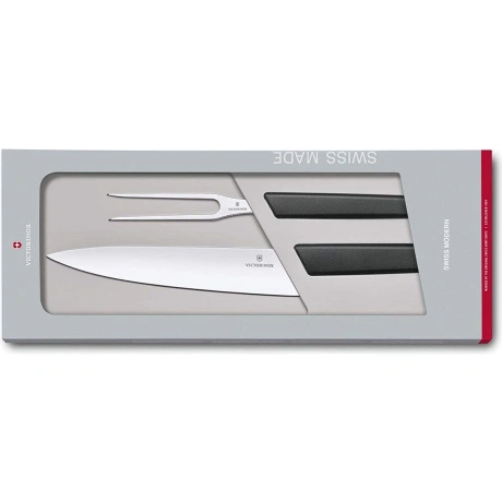 Набор ножей кухонных Victorinox Swiss Modern (6.9093.21G) + вилк...