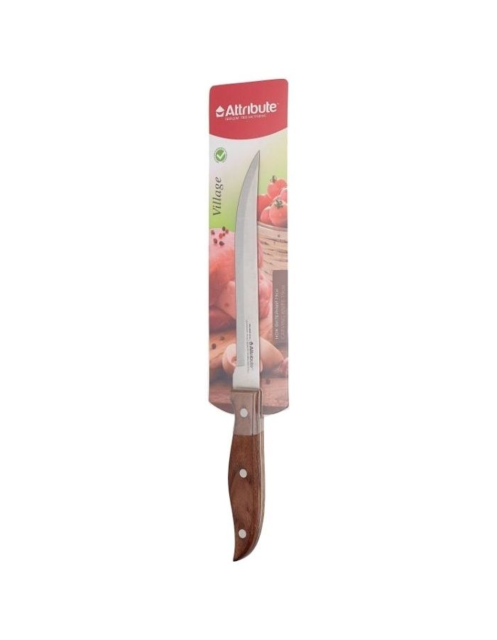 Нож филейный Attribute Knife Village AKV018 19см нож филейный attribute knife country akc238 19см