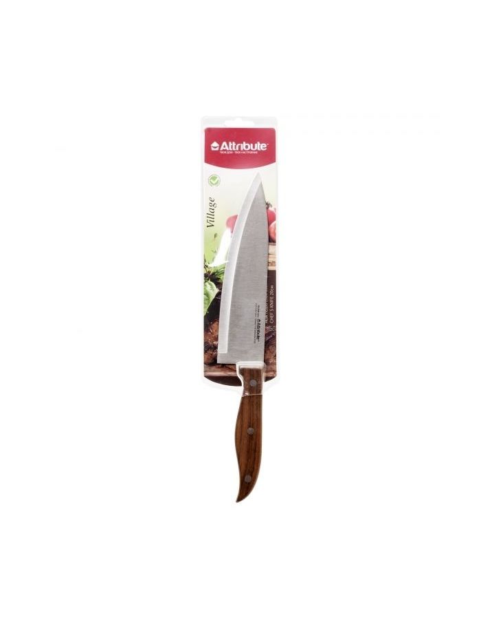 Нож поварской Attribute Knife Village AKV028 20см нож поварской century 20см attribute knife