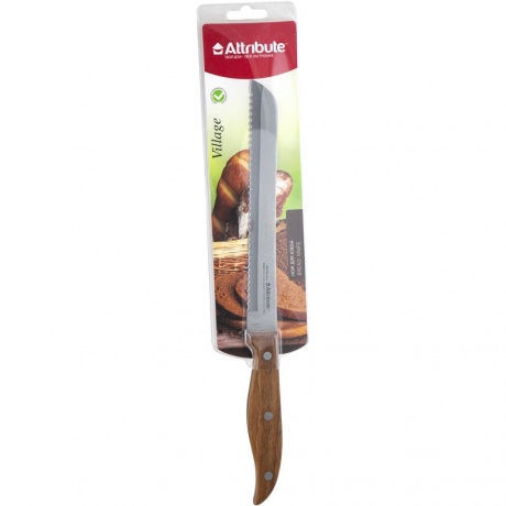 Нож для хлеба Attribute Knife Village AKV068 20,5см - фото 1