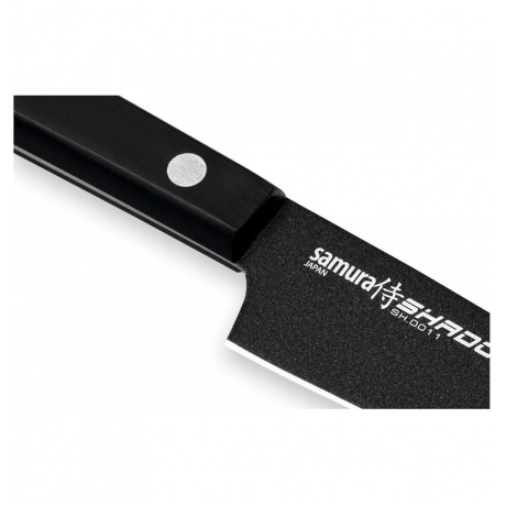 Набор из 3 ножей Samura Shadow с покрытием Black-coating, AUS-8, ABS пластик - фото 2