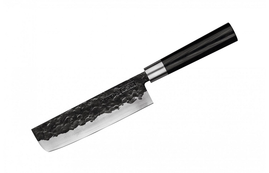 Набор: нож Samura накири Blacksmith, 16,8 см, гвоздичное масло, салфетка