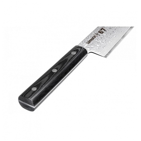 Нож Samura 67 Шеф, 20,8 см, дамаск 67 слоев, микарта - фото 3