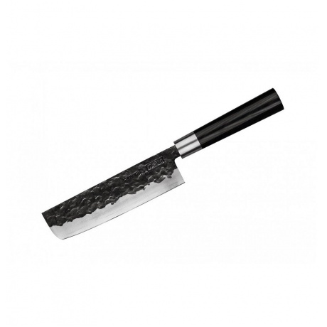 Нож Samura Blacksmith накири, 16,8 см, AUS-8, микарта - фото 1