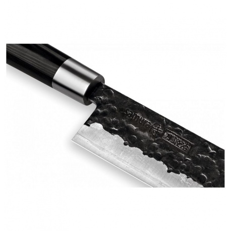 Нож Samura Blacksmith накири, 16,8 см, AUS-8, микарта - фото 2