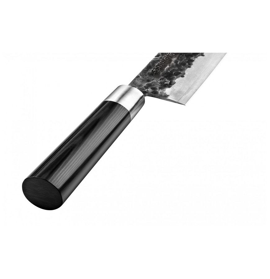 Нож Samura Blacksmith накири, 16,8 см, AUS-8, микарта - фото 3