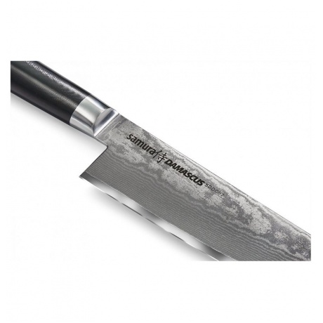 Нож Samura Damascus Гранд Шеф, 24 см, G-10, дамаск 67 слоев - фото 2