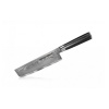 Нож Samura Damascus накири, 16,7 см, G-10, дамаск 67 слоев
