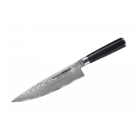 Нож Samura Damascus Шеф, 20 см, G-10, дамаск 67 слоев - фото 1