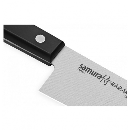 Нож Samura Harakiri Шеф, 20,8 см, корроз.-стойкая сталь, ABS пластик - фото 2