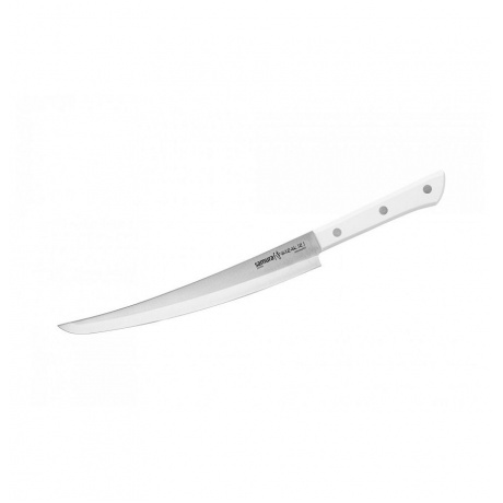 Нож Samura для нарезки Harakiri слайсер Tanto, 23 см, корроз.-стойкая сталь, ABS пластик - фото 1