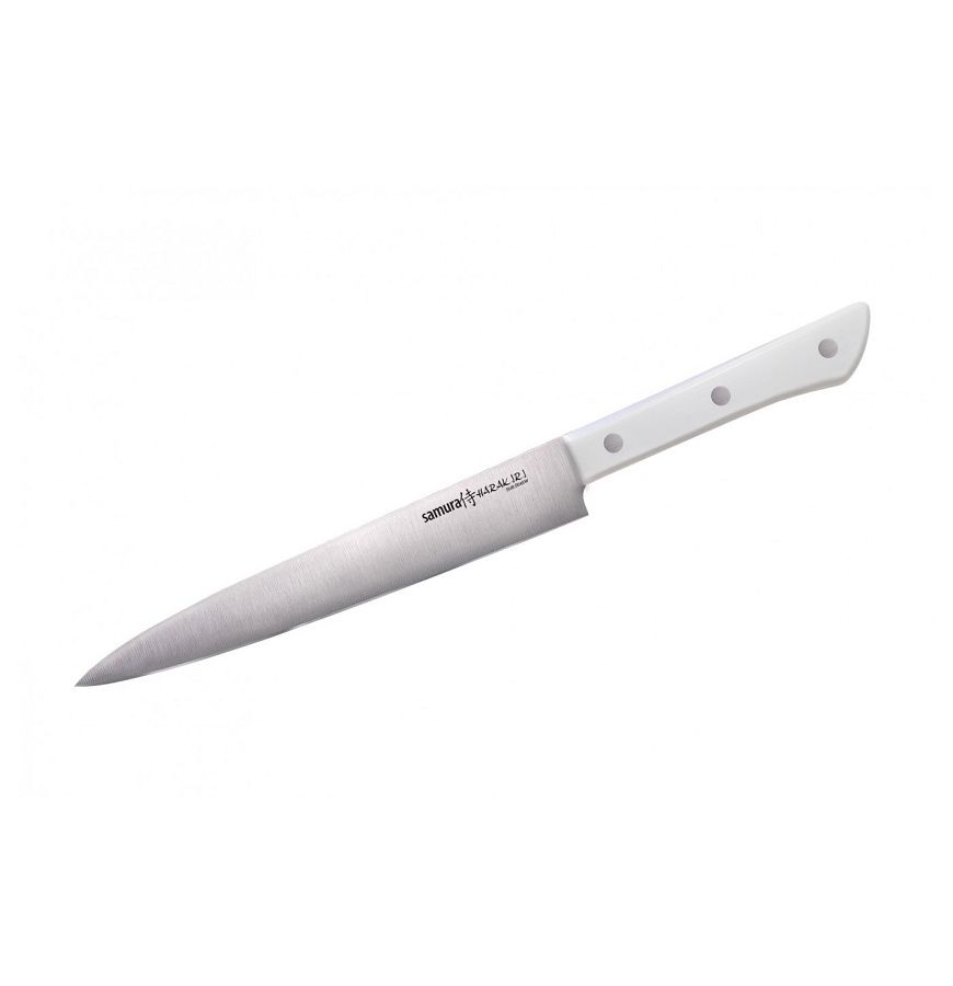 Нож Samura для нарезки Harakiri, 19,6 см, корроз.-стойкая сталь, ABS пластик набор ножей 8 в 1 samura harakiri корроз стойкая сталь abs пластик