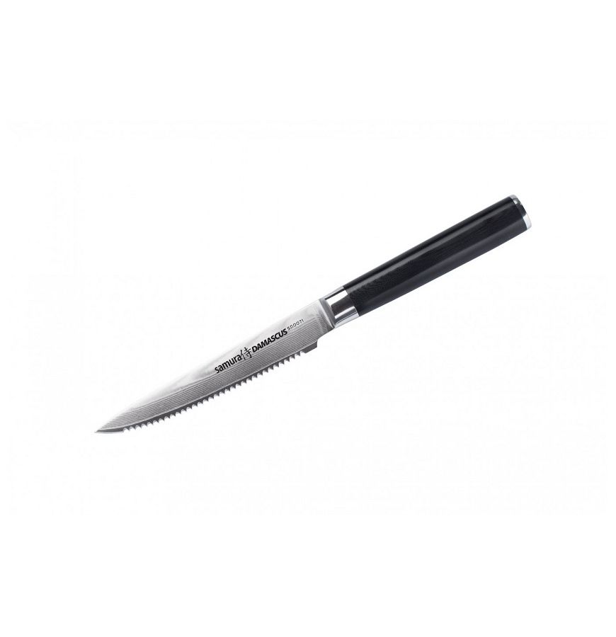 Нож Samura для томатов Damascus, 12 см, G-10, дамаск 67 слоев нож обвалочный damascus 16 5 см sd 0063 k samura