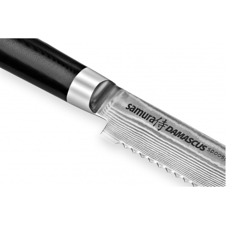 Нож Samura для хлеба Damascus, 23 см, G-10, дамаск 67 слоев - фото 3