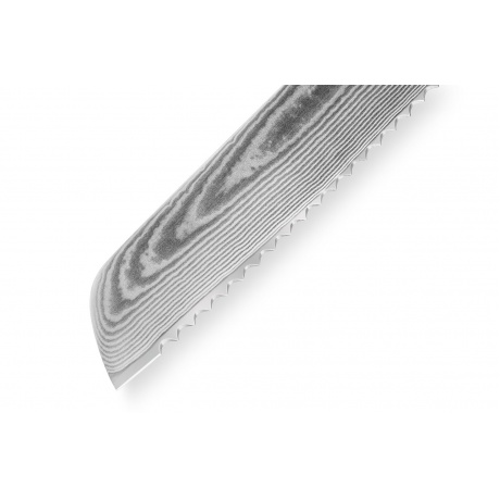 Нож Samura для хлеба Damascus, 23 см, G-10, дамаск 67 слоев - фото 5