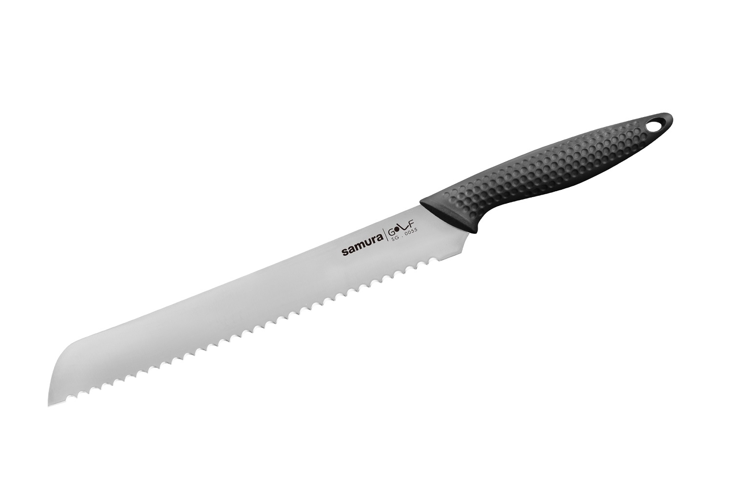Нож Samura для хлеба Golf, 23 см, AUS-8 цветной безопасный детский кухонный нож нейлоновые ножи шеф повара ножи для фруктов хлеба торта салата салат ножи пластиковый кухонны