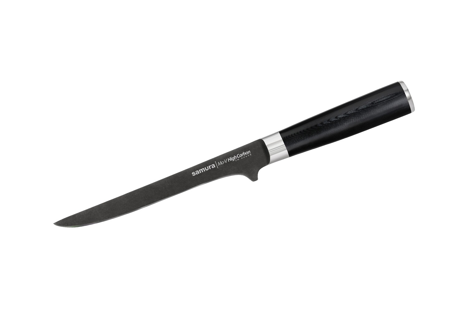 Нож Samura обвалочный Mo-V Stonewash, 16,5 см, G-10 топорик кухонный samura mo v stonewash 18 см g 10