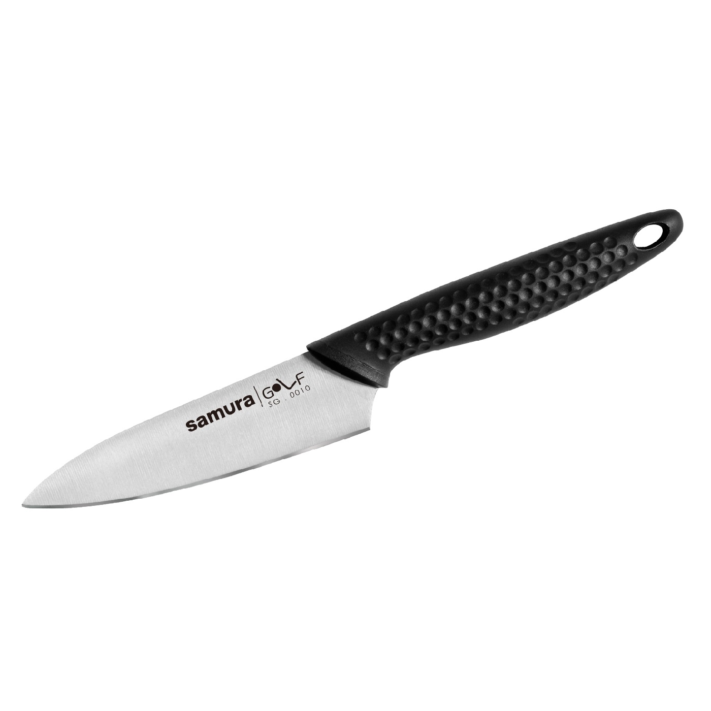 Нож Samura овощной Golf, 9,8 см, AUS-8 нож овощной golf stonewash 9 8 см sg 0010b k samura