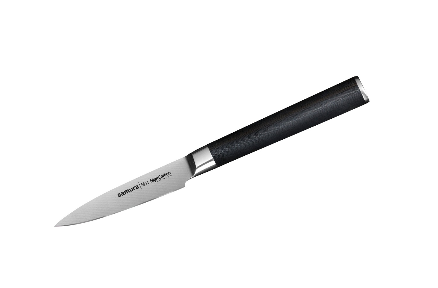 Нож Samura овощной Mo-V, 9 см, G-10 нож samura сантоку mo v 18 см g 10