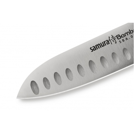 Нож Samura сантоку Bamboo, 13,7 см, AUS-8 - фото 5
