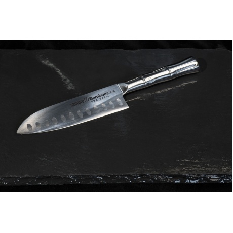 Нож Samura сантоку Bamboo, 13,7 см, AUS-8 - фото 9