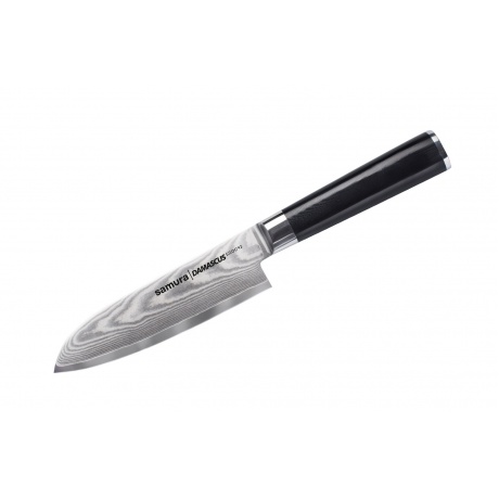Нож Samura сантоку Damascus, 14,5 см, G-10, дамаск 67 слоев - фото 1